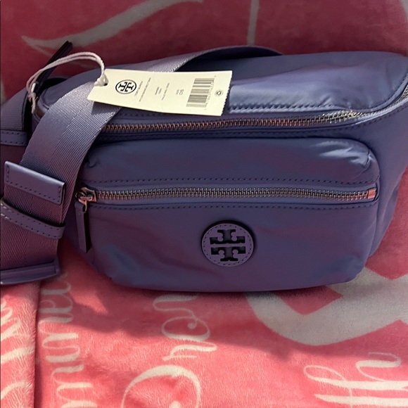 NWT Tory Burch Purple Belt Bag - Picture 4 of 9